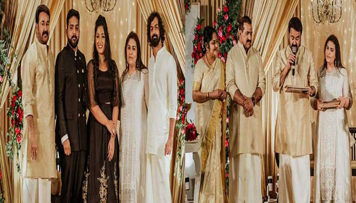 ആന്റണി പെരുമ്പാവൂരിന്റെ മകളുടെ വിവാഹനിശ്ചയത്തിൽ കാരണവർ സ്ഥാനത്ത് നടൻ  മോഹൻലാൽ: ചിത്രങ്ങൾ  വൈറൽ 