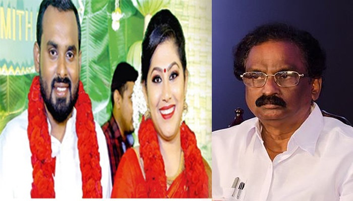  ആഡംബര വിവാഹങ്ങള്‍ നടത്തുന്നവര്‍ക്ക് മാതൃകയായി മന്ത്രി പുത്രന്റെ ലളിത വിവാഹം; മന്ത്രി എ കെ ബാലന്റെ മകന്‍ നവീന്‍ നമിതയ്ക്ക് താലിചാര്‍ത്തിയത് എകെജി സെന്ററിലെ ലളിതമായ ചടങ്ങില്‍