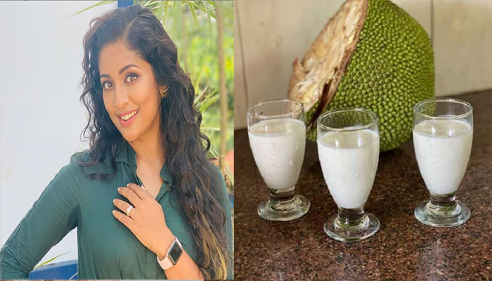  പാചക ചലഞ്ചുമായി നവ്യാ നായര്‍; വൈറലായി ചക്കക്കുരു ഷേക്ക്