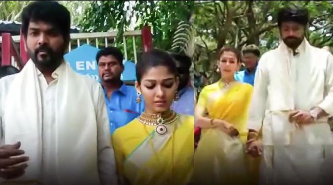 മഞ്ഞ നിറത്തിലുള്ള സാരിയില്‍ പുതുമണവാട്ടിയുടെ ലുക്കില്‍ വിക്കിയുടെ കൈപിടിച്ച് തിരുപ്പതിയിലെത്തി നയന്‍സ്; വിവാഹത്തിന് പിന്നാലെ ക്ഷേത്രസന്ദര്‍ശനം നടത്തി താരദമ്പതികള്‍; വിവാഹ സമ്മാനമായി നയന്‍താര വിഘ്‌നേശിന് നല്കിയത് 20 കോടിയുടെ ബംഗ്ലാവെന്നും റിപ്പോര്‍ട്ട്
