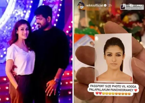നയന്‍താരയുടെ പാസ്‌പോര്‍ട്ട് സൈസ് ഫോട്ടോ പങ്ക് വച്ച് വിഘ്‌നേശ് ശിവന്‍;ഈപാസ്‌പോര്‍ട്ട് സൈസ് ഫോട്ടോയില്‍ പോലും നി സുന്ദരിയാണെന്ന് കുറിപ്പും