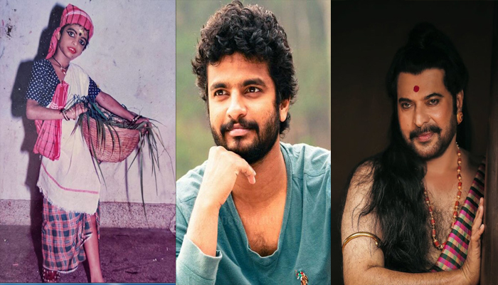 മമ്മൂട്ടിയുടെ പെണ്‍വേഷത്തിലുള്ള 'മാമാങ്കം' ലുക്ക് തരംഗം;  'ക്രോസ്സ് ഡ്രസിങ് ചലഞ്ചുമായി നീരവ് മാധവ്