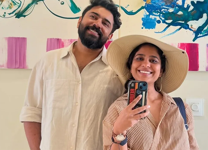 സുശിലയും രമേശനും പാരലല്‍ യൂണിവേഴ്‌സില്‍; നിവിനൊപ്പമുള്ള ചിത്രങ്ങളുമായി സൃന്ദ; ചിത്രങ്ങള്‍ ഏറ്റെടുത്ത് ആരാധകരും