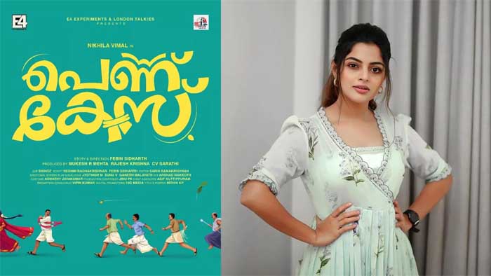 നിഖില വിമല്‍ നായികയാകുന്ന 'പെണ്ണ് കേസ്'; ടൈറ്റില്‍ പോസ്റ്റര്‍ പുറത്ത്