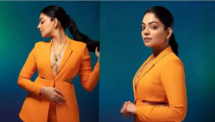  ഫ്രെഷ് ഓറഞ്ച് ജ്യൂസാണ് തന്റെ ഇഷ്ട പാനീയം എന്ന ക്യാംപ്ഷനോടെ പുത്തന്‍ ഫോട്ടോ ഷൂട്ട് ചിത്രങ്ങളുമായി അഹാന; ഓറഞ്ച് നിറത്തിലുള്ള സ്യൂട്ടില്‍ ഗ്ലാമറസായി നടി