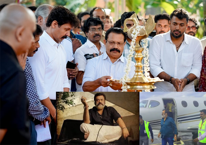  കടുവാക്കുന്നേല്‍ കുറുവച്ചനാകാന്‍ പറന്നിറങ്ങി സുരേഷ് ഗോപി; 'ഒറ്റക്കൊമ്പന്‍ ചിത്രീകരണം തിരുവനന്തപുരത്ത്; ചിത്രങ്ങള്‍ വൈറല്‍