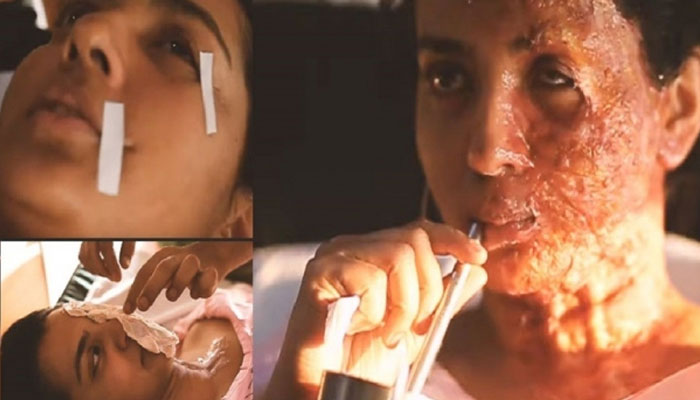 പാർവ്വതിയിൽ നിന്ന് പല്ലവിയായി മാറാൻ ദിവസം വേണ്ടിയിരുന്നത് നാല് മണിക്കൂറോളം നീണ്ട മേക്ക് അപ്പ്;ആസിഡ് ആക്രമണത്തിന് ഇരയായ പല്ലവിയുടെ മുഖം മേക്കപ്പിലൂടെ പിറന്നതിങ്ങനെ; മേക്കോവർ വീഡിയോ കാണാം