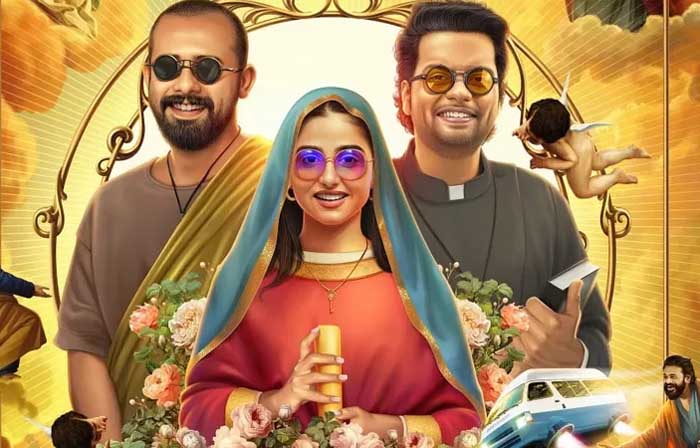 അര്‍ജുന്‍ - അനശ്വര കോംബോ വീണ്ടും; വേറിട്ട ഗെറ്റപ്പിലുള്ള താരങ്ങളുടെ ചിത്രങ്ങളുമായി എന്ന് സ്വന്തം പുണ്യാളന്‍ പോസ്റ്റര്‍