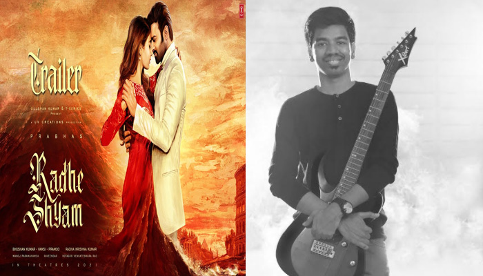 തെന്നിന്ത്യന്‍ താരം പ്രഭാസും പൂജ ഹെഗ്‌ഡെയും ഒന്നിക്കുന്ന ചിത്രം; രാധേശ്യാമിന് സംഗീതം ഒരുക്കുന്നത് തമിഴ് സംഗീത സംവിധായകന്‍ ജസ്റ്റിന്‍ പ്രഭാകരന്‍