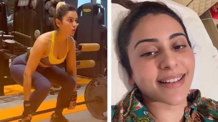 80 കിലോ ഭാരം ഉയര്‍ത്തുന്നതിനിടയിലാണ് നടുവിന് പരിക്ക്; നടി രാഹുല്‍ പ്രീതിന് ജിമ്മില്‍ വച്ചുണ്ടായ പരുക്കില്‍ വിശ്രമത്തില്‍