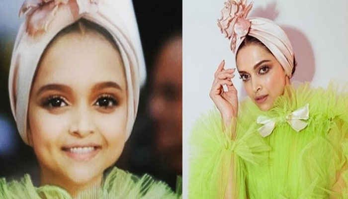 ദീപികയെ ക്യൂട്ട് ബേബി ഗേളാക്കി മാറ്റി രൺവീറിന്റെ കുസൃതി; ഇളം പച്ച ഗൗണും ബേബി പിങ്ക് ഹെഡ് ബാൻഡുമണിഞ്ഞ് കാനിലെത്തിയ നടിയുടെ അതേ കോസ്റ്റിയൂമണിഞ്ഞ് നില്ക്കുന്ന കുഞ്ഞ് ദീപികയുടെ ചിത്രം ഏറ്റെടുത്ത് ആരാധകർ; ബോളിവുഡിലെ താരദമ്പതികൾ കുഞ്ഞിന് വേണ്ടിയുള്ള കാത്തിരിപ്പിലാണെന്നും ചർച്ചകൾ