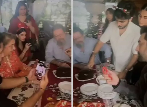 കേക്കില്‍ മദ്യം ഒഴിച്ച് തീകൊളുത്തി; ഒപ്പം'ജയ് മാതാ ദി 'എന്ന പ്രാര്‍ത്ഥനയും; വൈറലായി രണ്‍ബീറിന്റെ ക്രിസ്മസ് ആഘോഷം 