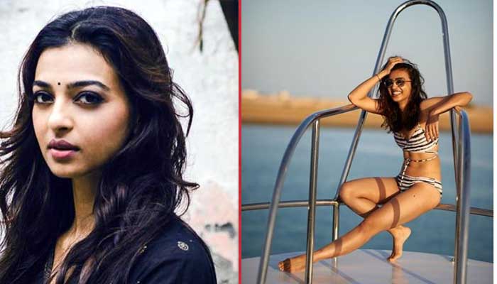 ബോട്ടില്‍ ഞാന്‍ ഇരിക്കാന്‍ കണ്ടെത്തിയ സുന്ദരമായ സ്ഥലം; ബിക്കിനിയില്‍ അതീവ ഗ്ലാമറസായി രാധിക ആപ്‌തെ; താരത്തിന്റെ ബിക്കിനി ചിത്രം ഏറ്റെടുത്ത് ആരാധകരും