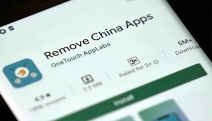 പ്ലേസ്റ്റോറില്‍ 'റിമൂവ് ചൈന ആപ്പ്സ്'  നിന്ന് നീക്കം ചെയ്തു