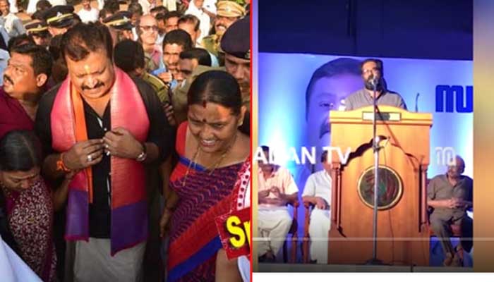 മോഹൻലാൽ ഒളിച്ചോടിയെങ്കിലും ഉറ്റചങ്ങാതി സുരേഷ് കുമാറും തൃശ്ശൂരിന്റെ സിനിമാ മുഖമായ ബിജു മേനോനും വോട്ടു ചോദിച്ചെത്തി; സുരേഷ് ഗോപിയെ ജനപ്രതിനിധിയായി കിട്ടിയാൽ അത് തൃശൂരിന്റെ ഭാഗ്യമാണെന്ന് ബിജു മേനോൻ; തൃശൂരുകാരനാകുന്നത് തിരുവനന്തപുരത്തിന്റെ നഷ്ടമെന്ന് സുരേഷ് കുമാർ;