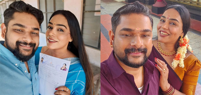തീയതിയും മുഹൂര്‍ത്തവും കുറിച്ചു; വേണ്ടപ്പെട്ടവര്‍ മാത്രം പങ്കെടുക്കുന്ന ഒരു ചടങ്ങ്; താലി കെട്ടിന് ഇനി ദിവസങ്ങള്‍ മാത്രമെന്ന് അറിയിച്ച് സീമാ വിനിത്; രജിസ്റ്റര്‍ വിവാഹം കഴിഞ്ഞ് മാസങ്ങള്‍ പിന്നിടുമ്പോള്‍ വിവാഹം