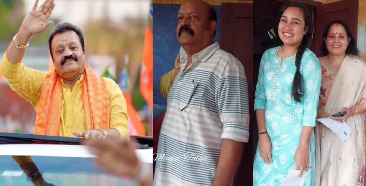 സുരേഷ് ഗോപിയുടെ സഹോദരനും കുടുംബവും വോട്ട് ചെയ്യാനായി എത്തിയ ദൃശ്യങ്ങള്‍ സോഷ്യല്‍മീഡിയയില്‍; ഇത് സുരേഷ് ഗോപി തന്നെ എന്ന് ആരാധകര്‍