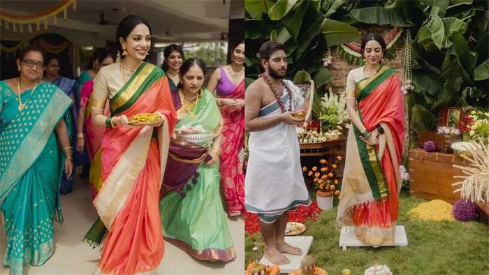 ഗോധുമ റായി പശുപൂ ആചാരത്തോടെ വിവാഹ ആഘോഷങ്ങള്‍ തുടങ്ങി; പട്ട് സാരിയണിഞ്ഞ് വിവാഹവധുവായി ശോഭിത;നാഗ ചൈതന്യയുമായുള്ള വിവാഹ ഒരുക്കങ്ങള്‍ തുടങ്ങിയതിന്റെ ചിത്രങ്ങള്‍ പുറത്ത്