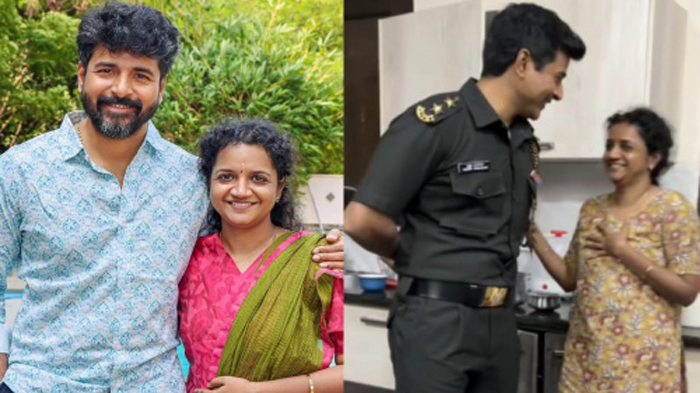  പട്ടാള വേഷത്തില്‍ വീട്ടിലെത്തി അടുക്കളയില്‍ നില്ക്കുന്ന ഭാര്യയ്ക്ക്് സര്‍പ്രൈസ് നല്കി ശിവകാര്‍ത്തികേയന്‍; ആര്‍തിക്ക് പിറന്നാള്‍ ആശംസിച്ച് പങ്കുവെച്ച വീഡിയോ വൈറല്‍