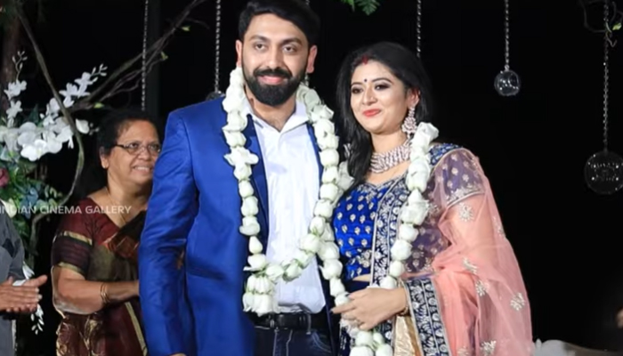 നടി ശ്രുതി ലക്ഷ്മിയുടെ സഹോദരി ശ്രീലയ രണ്ടാമത് വിവാഹിതയായി; സിനിമ-സീരിയല്‍ താരങ്ങള്‍ അണിനിരന്ന് റിസെപ്ഷന്‍