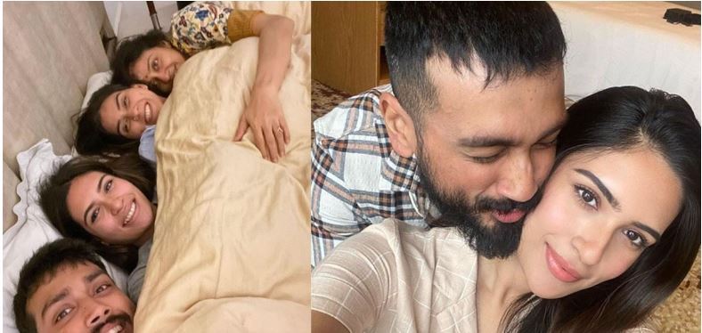  ഒരു പുതപ്പിനടിയില്‍ കാളിദാസും കാമുകിയും; കെട്ടിപ്പിടിച്ച് പാര്‍വതിയും മാളവികയും; ഭാവി മരുമകളുടെ പിറന്നാള്‍ ദിനത്തില്‍ ആശംസ അറിയിച്ച് പാര്‍വ്വതി പങ്ക് വച്ച ചിത്രം സോഷ്യല്‍മീഡിയയില്‍