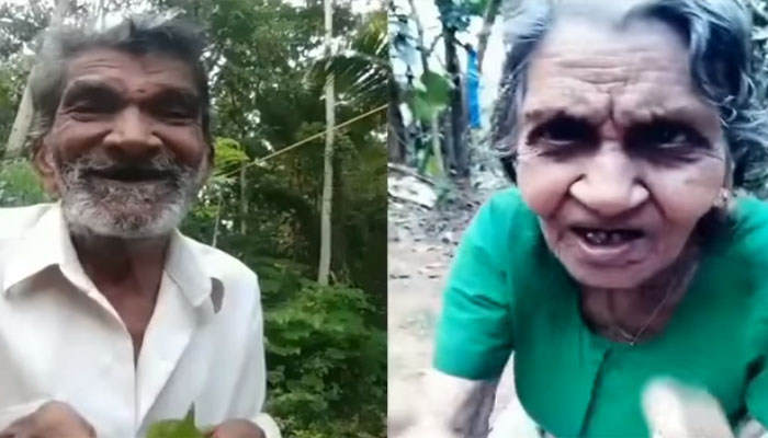 ചുണ്ണാമ്പുണ്ടോ?  സോറി ഞാന്‍ മുറുക്കാറില്ല, നിര്‍ത്തിയതാ...! എന്നാ ഞാനും നിര്‍ത്തി; ന്യൂജെനറേഷന് മാത്രമല്ല ടിക് ടോക്കും ഡബ്‌സ്മാഷുമെന്ന് തെളിയിച്ച് ക്യൂട്ട് അപ്പൂപ്പനും അമ്മൂമ്മയും