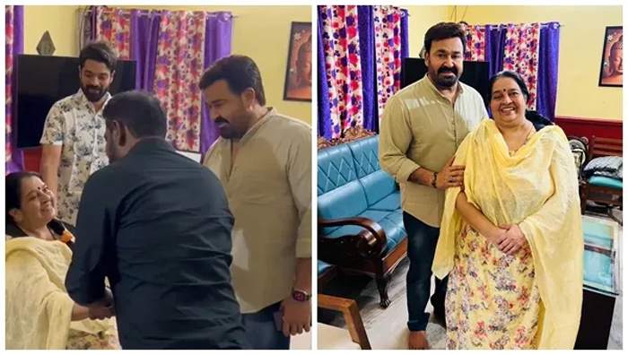 ആശുപത്രിയില്‍ നിന്ന് വീട്ടിലെത്തിയ നടി ഉമാ തോമസ് എ എംഎല്‍എയെ വീട്ടിലെത്തി സന്ദര്‍ശിച്ച് മോഹന്‍ലാല്‍; സന്തോഷം അറിയിച്ച് എംഎല്‍എ