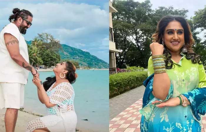 നാലാം വിവാഹത്തിനൊരുങ്ങി വനിത വിജയകുമാര്‍; നൃത്തസംവിധായകനും നടനുമായ റോബേര്‍ട്ട് മാസ്റ്ററുമായുള്ള വിവാഹം ശനിയാഴ്ച്ച;  സേവ് ദി ഡേറ്റ് ചിത്രം പുറത്ത്