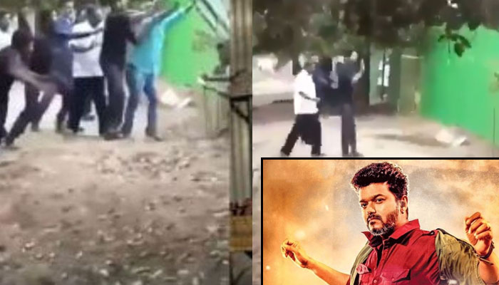 സിനിമയിലെ സ്ഥിരം രക്ഷകനെന്ന് ദളപതിയെ പരിഹസിക്കുന്നവര്‍ കണ്ടോളു! ജീവിതത്തിലും രക്ഷകനായ താരത്തെ; ആരാധകരുടെ തള്ളിക്കയറ്റത്തില്‍ തകര്‍ന്ന വേലിക്കെട്ട് പിടിച്ചുനിര്‍ത്തി വിജയ്; വീഡിയോ സോഷ്യല് മീഡിയയില്‍ വൈറല്‍