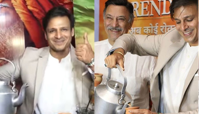  പി.എം നരേന്ദ്രമോദി സിനിമയുടെ പ്രമോഷനുവേണ്ടി ചായയടിച്ച് വിവേക് ഒബ്‌റോയി; വീഡിയോ ഏറ്റെടുത്ത് സോഷ്യല്‍ മീഡിയയും; ഒപ്പം ട്രോളുകളും 